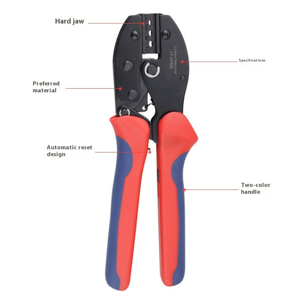 Krymptång - LY-2546B Solcells Krymptång - MC4 Krymptång - Storlek 22cm * 1 Styck