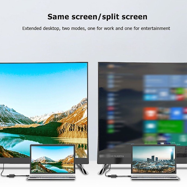 Dubbel HDMI-dockningsstation för bärbar dator | Dockningsstation för Mac och PC - Dockningsstationer