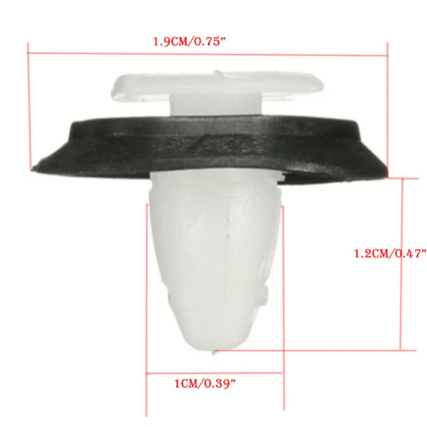 100 stk. klips for Fiat Ducato 71728806, 8565.43, 856543