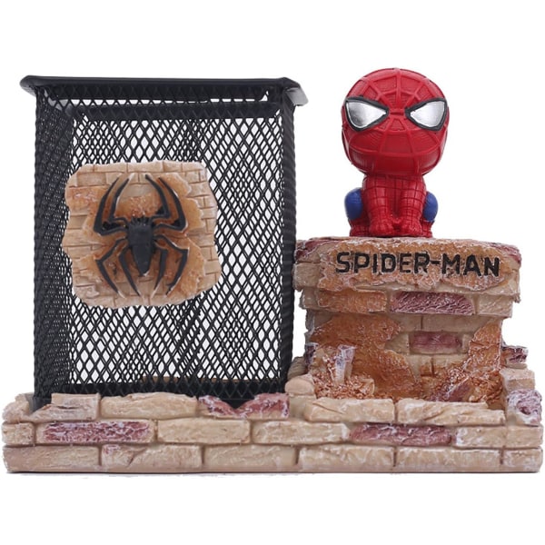 Spiderman pen holder for children, office desk organizer, office