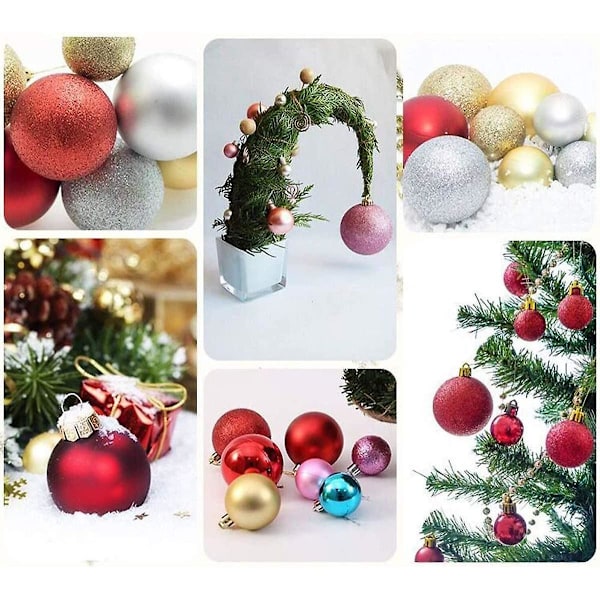 Julgranskulor Julpynt Oöppsbara Julgransdekorationer