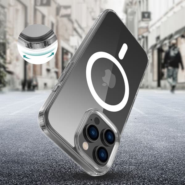 Tech-Protect iPhone 16 Pro Max Cover MagSafe FlexAir Hybrid Transparent-FA-