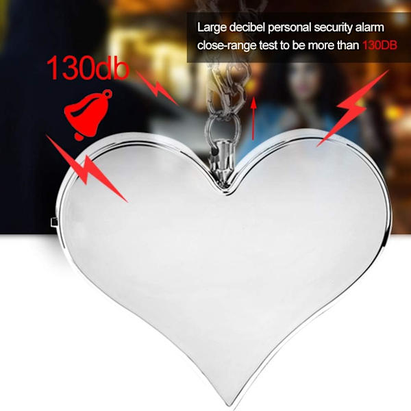 130dB nøglering til personlig alarm, nøglering til personlig sikkerhedsalarm
