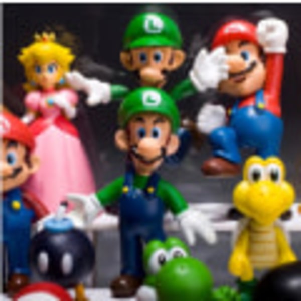 Super Mario 18-pak figurer julegaver
