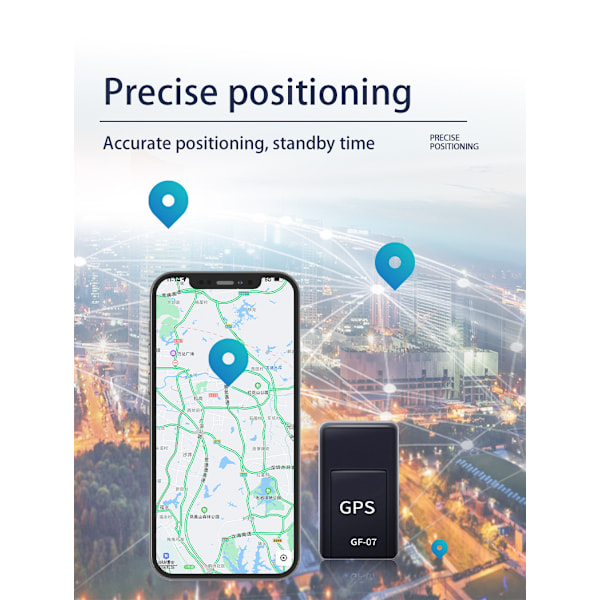 (41x24x15mm) Mini GPS Tracker Bærbar Real Time Anti Tyveri Personlig og Køretøj Lang Standby GPS Tr