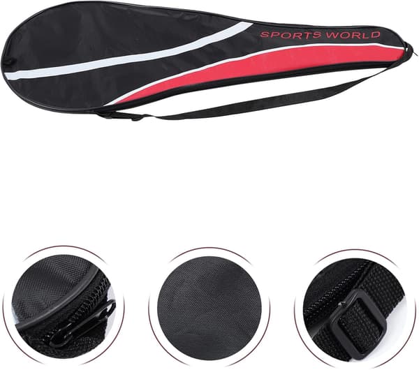 Badmintonracketfutteral, Badmintonracketfutteral Skulderveske Vanntett Badmintonracketveske for Menn Kvinner Ungdom-FY-
