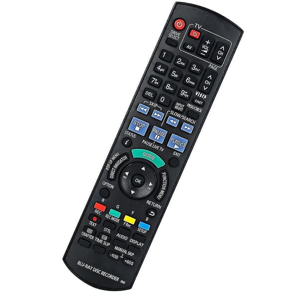 Ny fjärrkontroll till Panasonic Blu-ray DVD Audio Display Player N2qayb000479 Controller