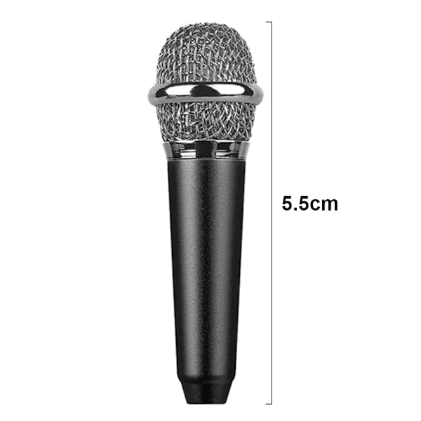 Mini bærbar sang/instrumentmikrofon til mobiltelefon