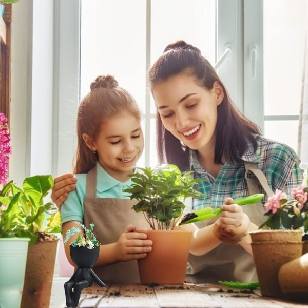 Keramisk blomsterpotte, kreativ sukkulentplanter blomsterpotte, liten