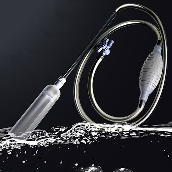 1,5 m Enkel at bruge Aquarium Clean Fish Tank Vakuum Siphon Pumpe
