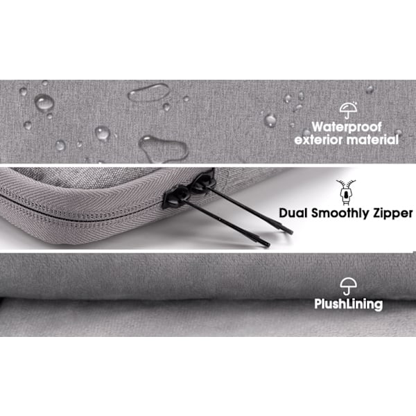 #Bærbar computer sleeve 360° allround beskyttelse til 15,6 tommer MacBook Air/ Pro#