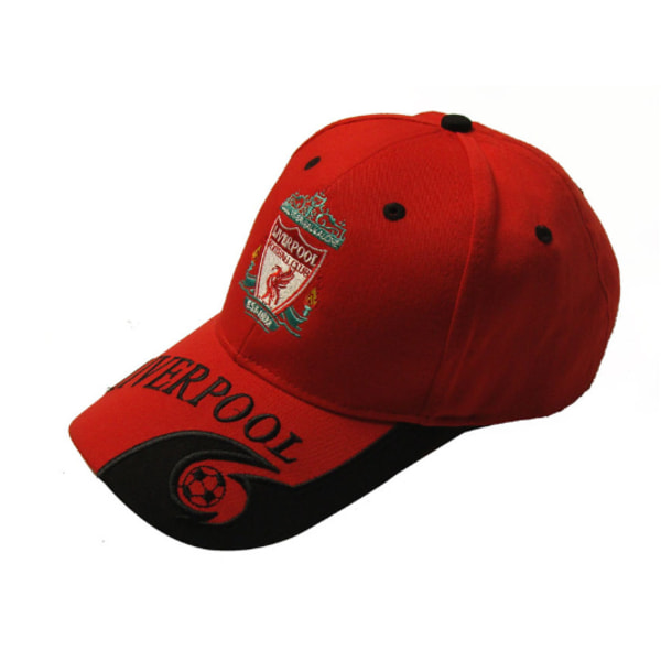 Brodeerat Unisex Justerbar Fotbollskeps Liverpool Red