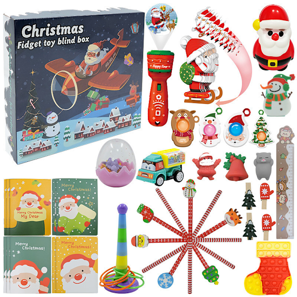 Fidget Pop Adventskalender, Julleksaker