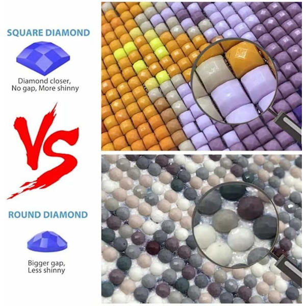 Diamantmaleri Dyr Hund Full Square Diamantmaleri Ho