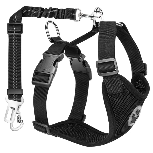 Dog Car Harness, Dog Seat Belts for Cars and Harness Breathable