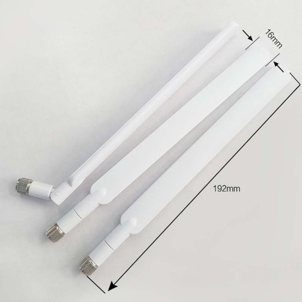 Ekstern antenne 4G til Huawei B525 B535 B310 B315 Router 2 stk. hvid