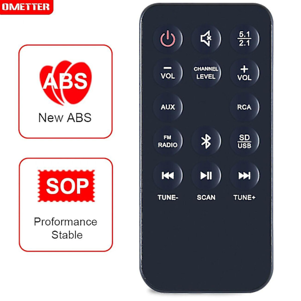 Fjärrkontroll Ri0004 för Logitech Z607 Z606 5.1 Surround Sound Högtalare Trådlöst Bärbart Högtalarsystem
