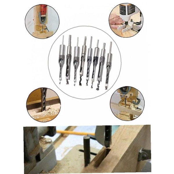 Trouble Square Drill Bit Set Mortise Goat Package Set for Carpen