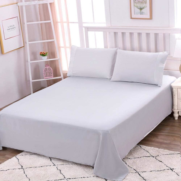 1 Person 100% Bomull Platt Lakan 200x230 cm-Bomull Sänglakan