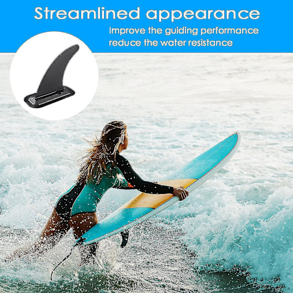 8 tum avtagbar Universal Surfboard Sup fena med fenbas, löstagbar Center Fin Stand Up Paddle Board