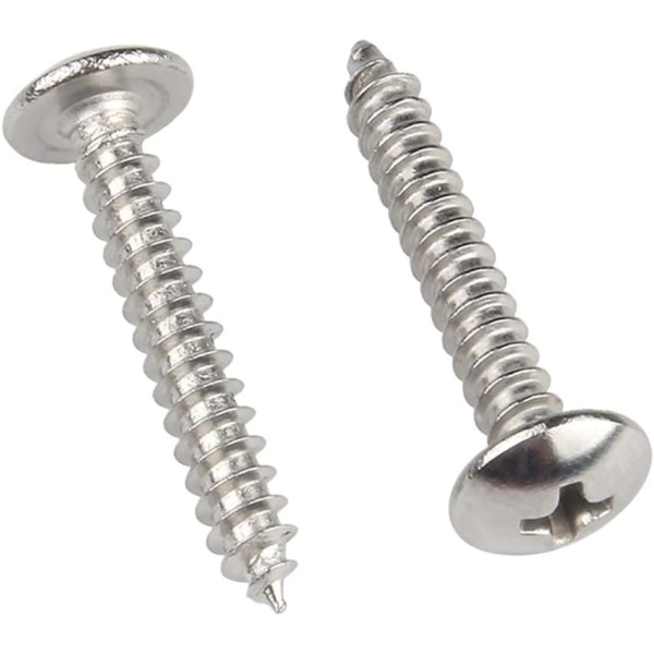 Cross Head Self-Tapping Screws - M5-25 Metals Stainless Steel