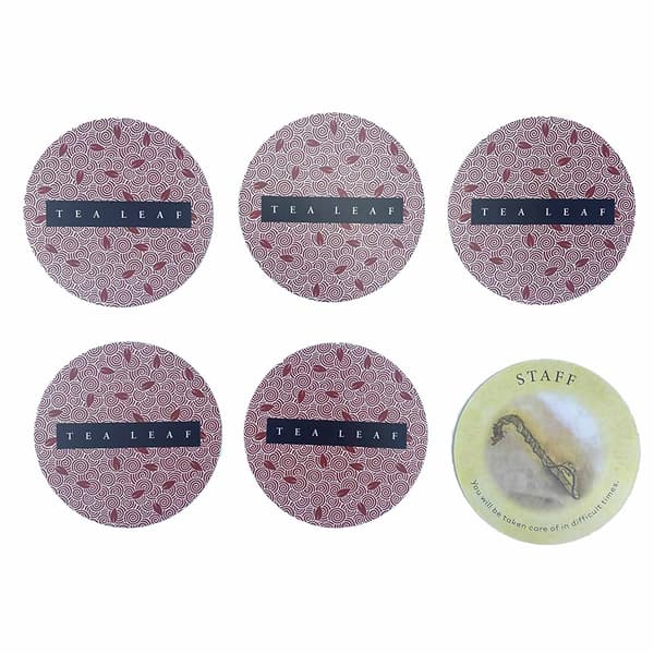 Teelehtien ennustuskortit Tarot Oracle -kortti perhejuhlapeli Multicolor-FA9- Multicolor one size