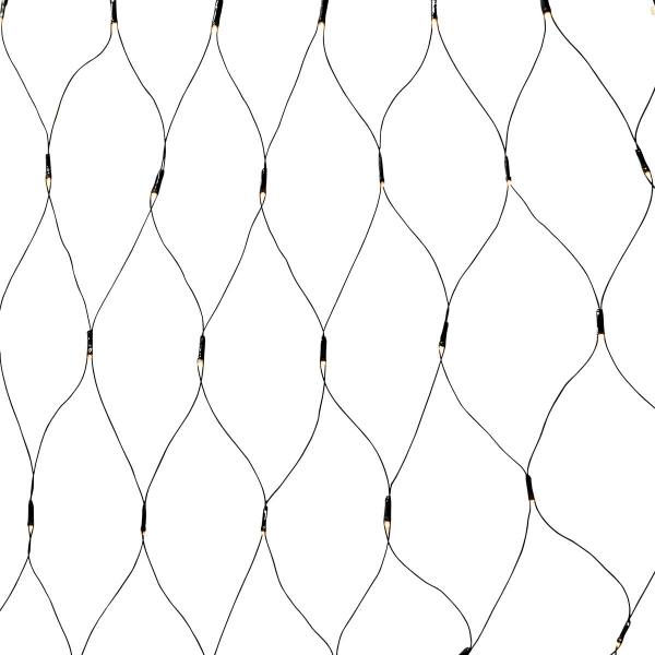 Koristeellinen verkkovalo | Lämmin valkoinen | 160 LEDiä | 2 x 1 m | Valo