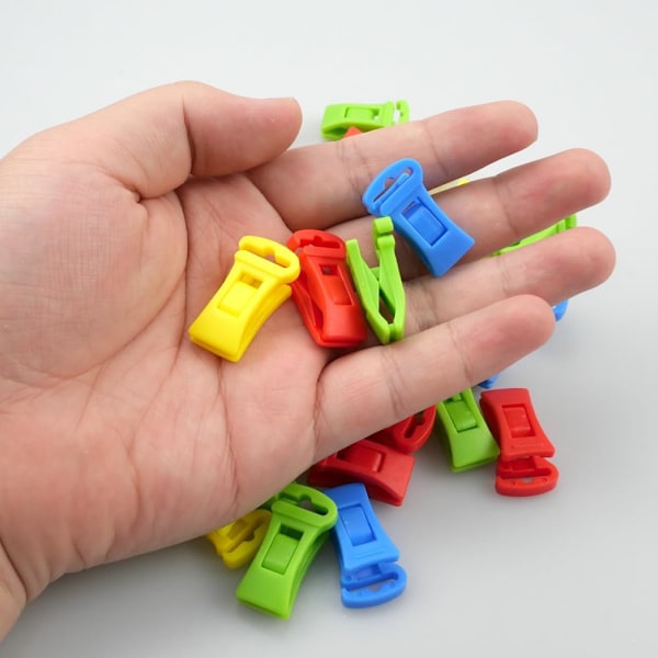 36 Mini Sockklämmor med liten krok - Strumpklämmor för tvätt och förvaring
