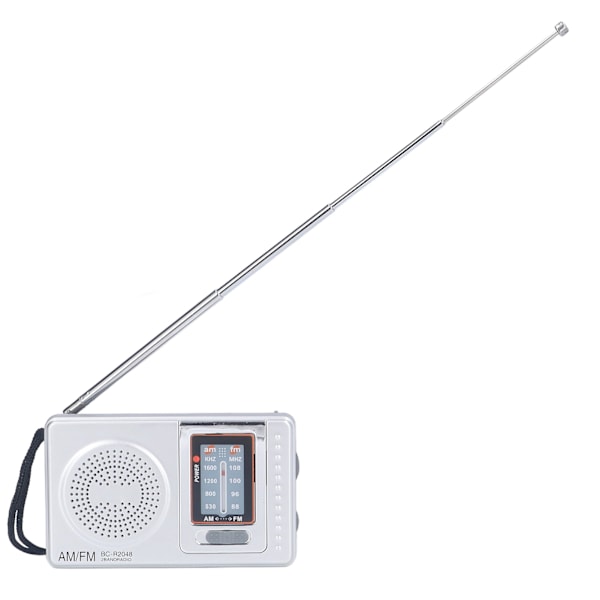 AM FM-radio Batteridrevet Vanntett Plastmaterial Bærbar Radiomottaker for Utendørsunderholdning (BC-R2048)