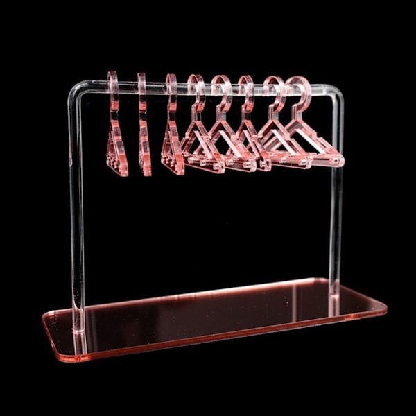 Øredobber Stativ Organizer Smykker Display Holder ROSE RED Rose red
