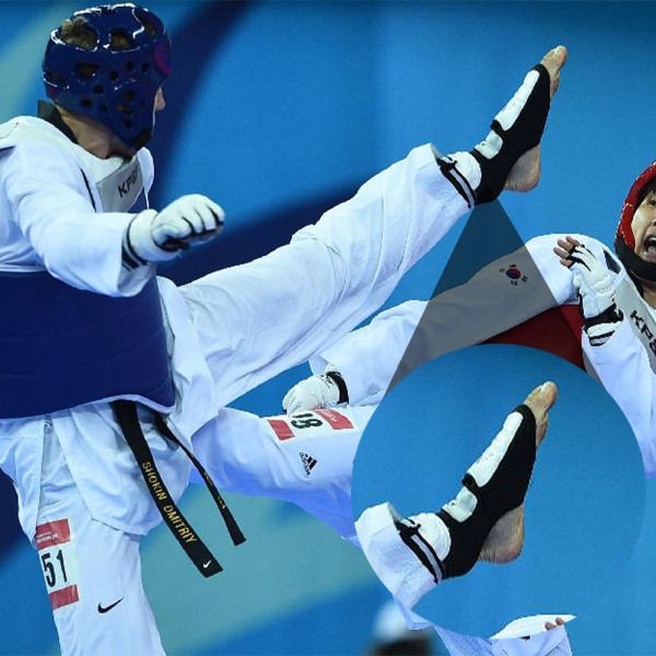 Taekwondo nilkkasuoja jalkasuoja nyrkkeilyharjoittelukilpailu