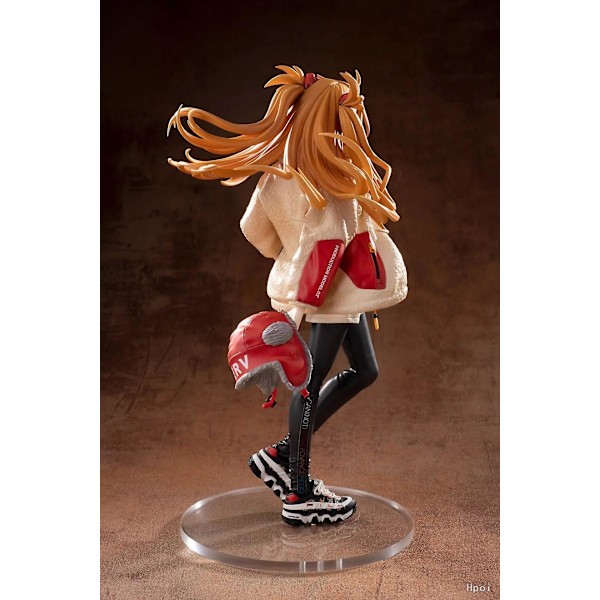 23 cm Eva Anime Figur Asuka Langley Soryu Tide Märke Kostym Klä upp Modell Leksak Present Samling Pvc Evangelion Aciton Figur With box