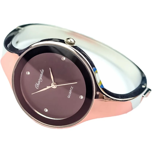 Klokke for kvinner - Mote Dame Klokker Merke Klokker Dameklokke Kvarts Armbåndsur Klokke Relogio Feminino Montre Femme gold pink