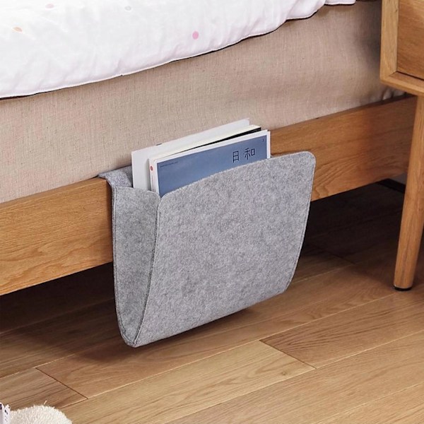 Seng- og Sofforganisering i Filt gray 164