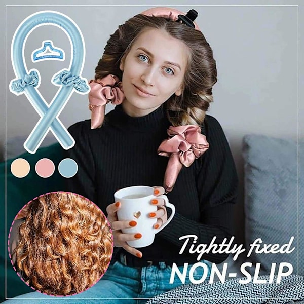 Varmeløs krøllejern pandebånd Lazy Curler Set 09 9