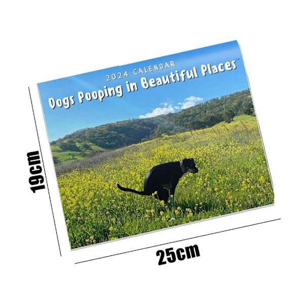 Kakan Pooping Dogs Kalenteri 2024 A