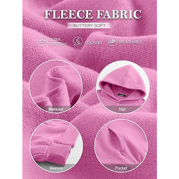 Trendikäs Queen naisten oversized hupparit fleece-collegepaidat pitkähihaiset puserot pullover syksy asut