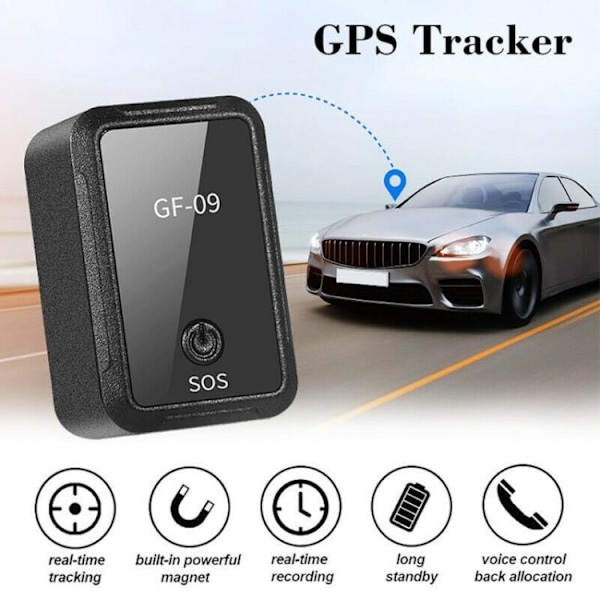 GPS-tracker / Spårsender - Sender med Aflytning black 98