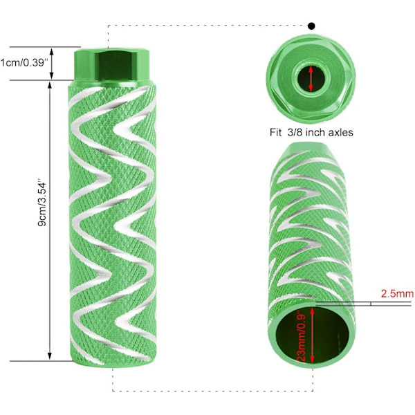 3/8 tommer - 26 tænder aluminiumslegering cykelpløkker bagsæder stativer