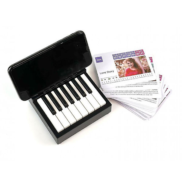 Taylor Swift Spillbar Pianokalender Minipianokalender 3D-Notatbok 2024