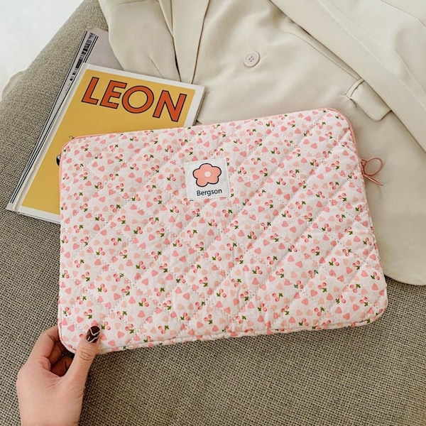 Laptop Sleeve Taske Liner Taske 14TOM ROS BLOMST ROS BLOMST 14inchPink Flower