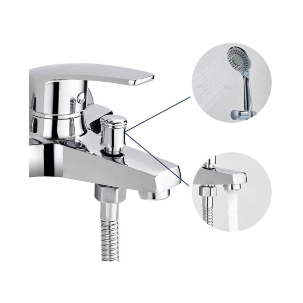 Badekar Blandebatteri Bade-/Dusjbatteri Forkromet Messing Blandebatteri