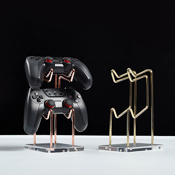 Dobbel-lags spillkontroller Displaystativ Avtakbart Rose Gold