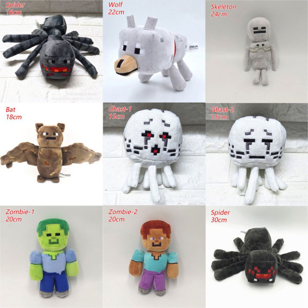 Minecraft Lekefigurer GHAST 2-15CM GHAST 2-15CM Ghast 2-15cm