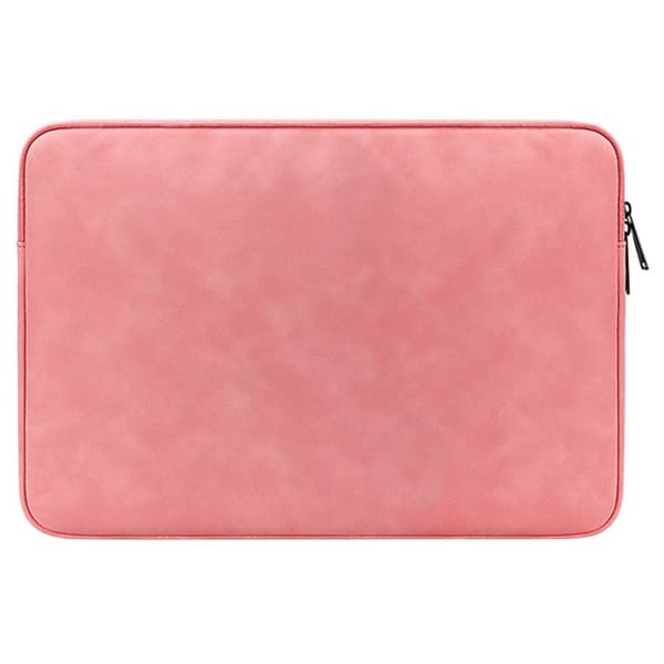 Laptopfodral i läder med mjukt foder 13,3\" Rosa-XF29- 213