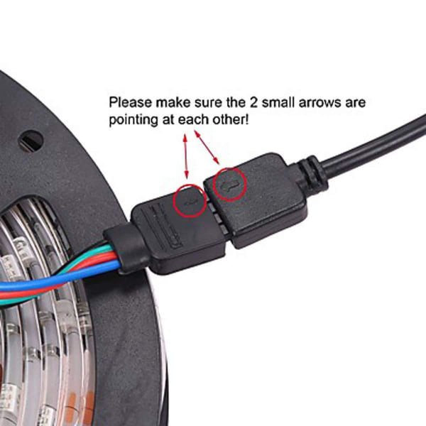 LED-ljusremsa RGB-set 10 meter 44 knappar fjärrkontroll Färgglad Marquee-set