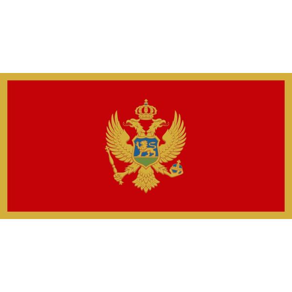 Montenegron lippu 100 Montenegro