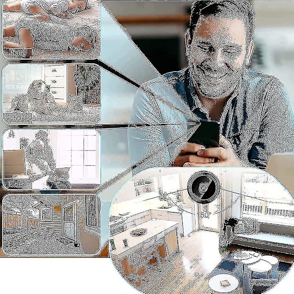 Langaton Bluetooth magneettinen peruutuskamera auton kamera näytönvalvontajärjestelmä