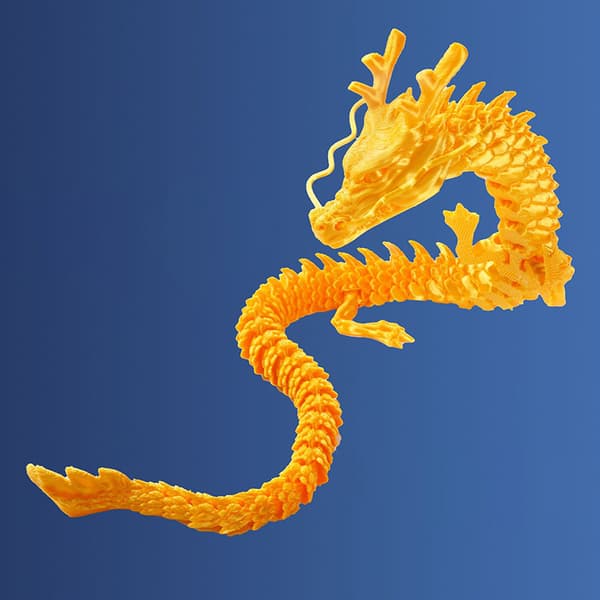 3D-printad Ledad Drake Akvarium Landskapsarkitektur Lång Flexi-FA3- A2