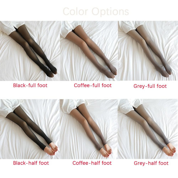 Varma Strumpbyxor Strumpor SVART-HALVFOTS SVART-HALVFOTS Black-half foot Black-half foot